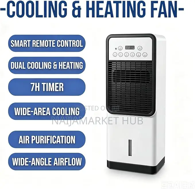 Portable Air Cooling Conditioners Fan 3L With Remote Control, Air Evap