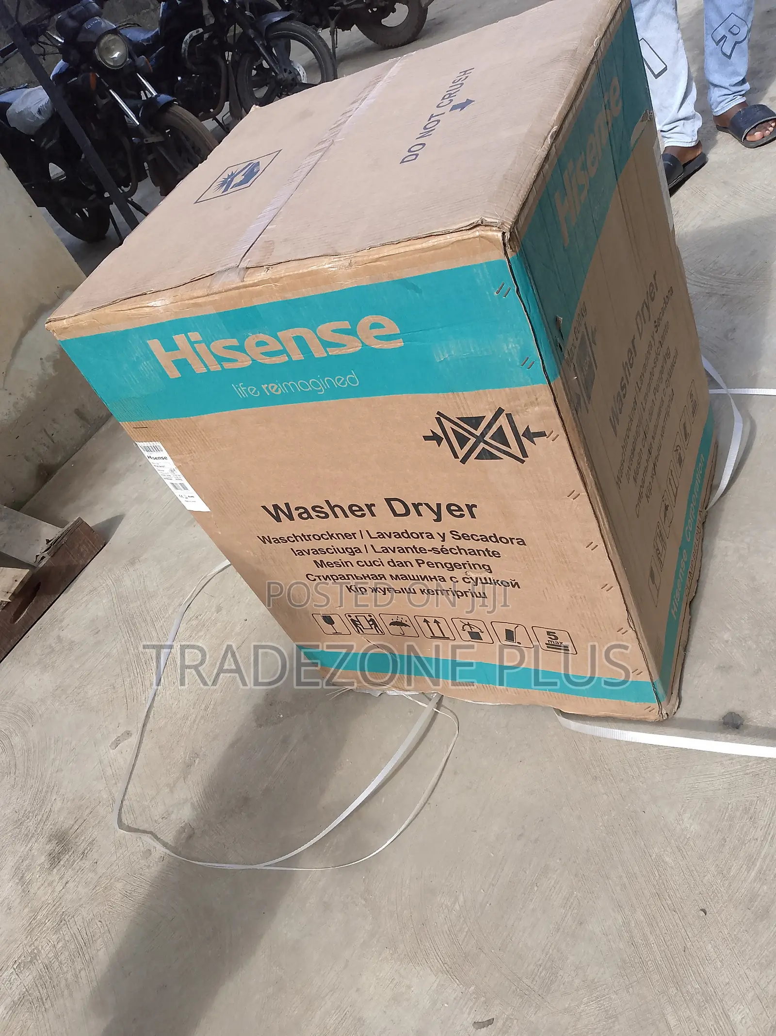 Hisense 10.5kg Automatic Washer 6kg Inverter Dryer WDBS1043BT