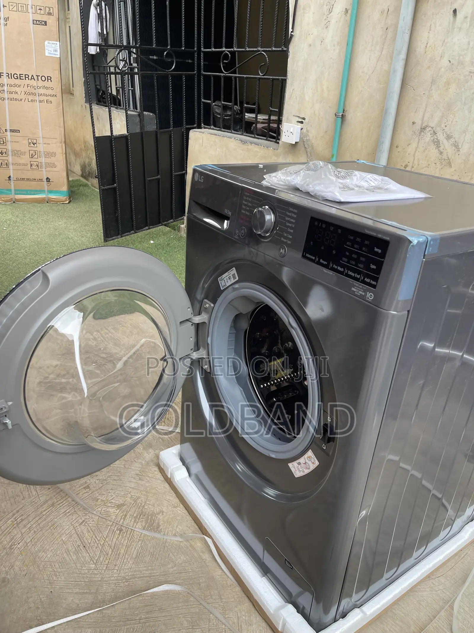 LG 10.5kg Front Load Washer With Drying Function