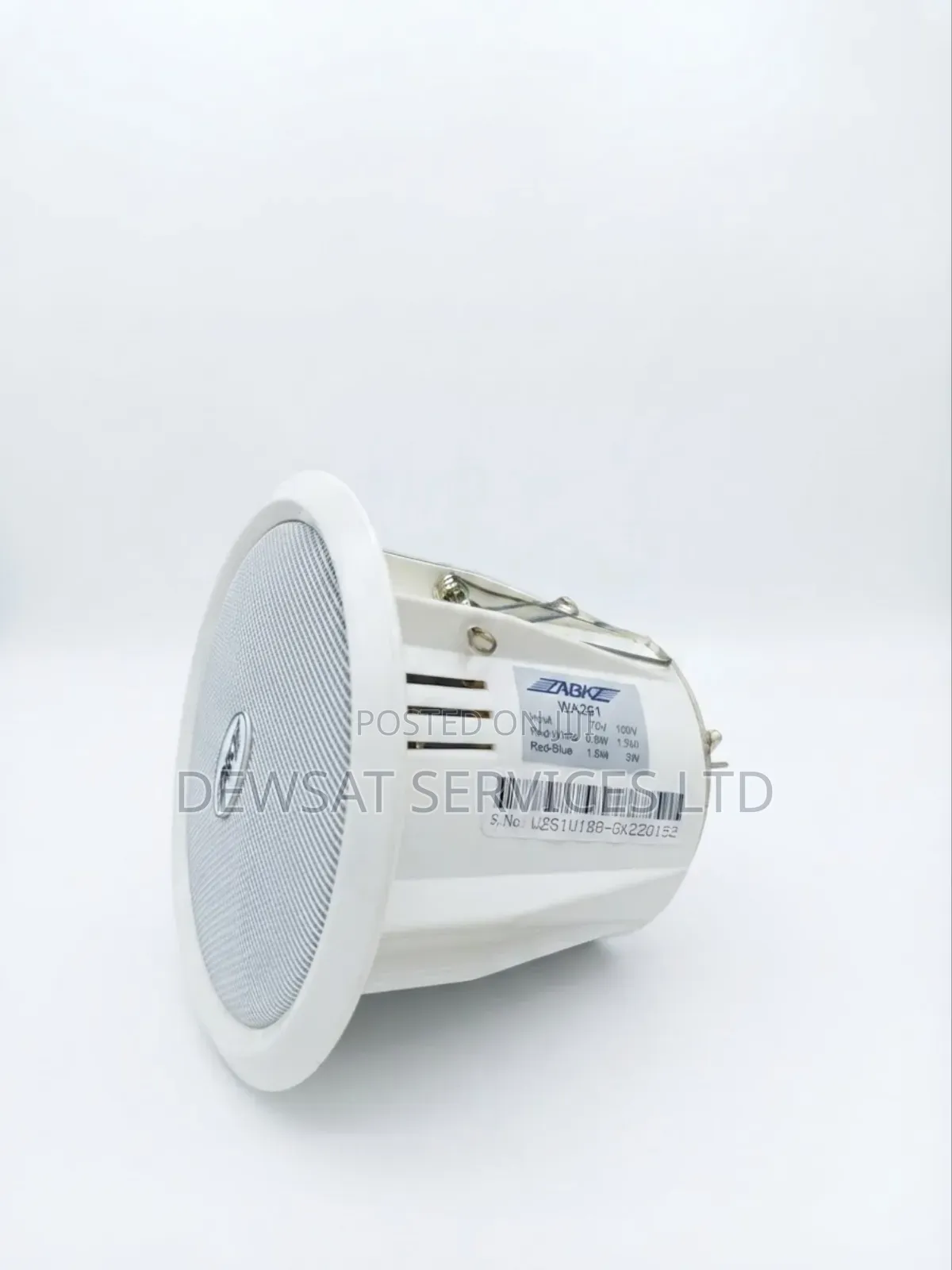 ABK WA2G1 White Flush-Mount Ceiling Speaker