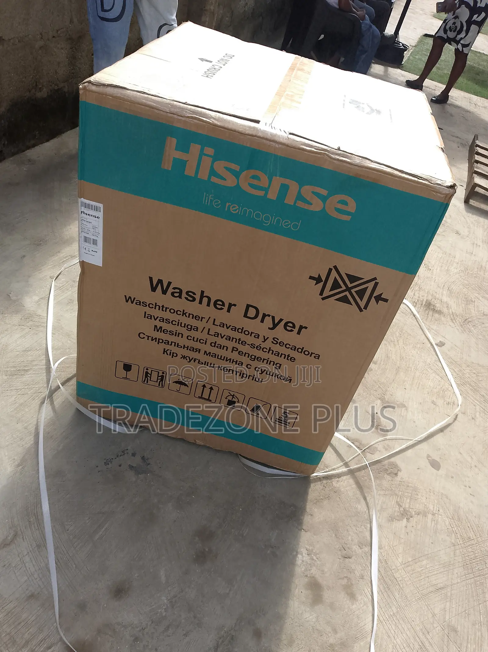 Hisense WDBS1043BT 10.5kg Wash 6kg Inverter Dry Machine