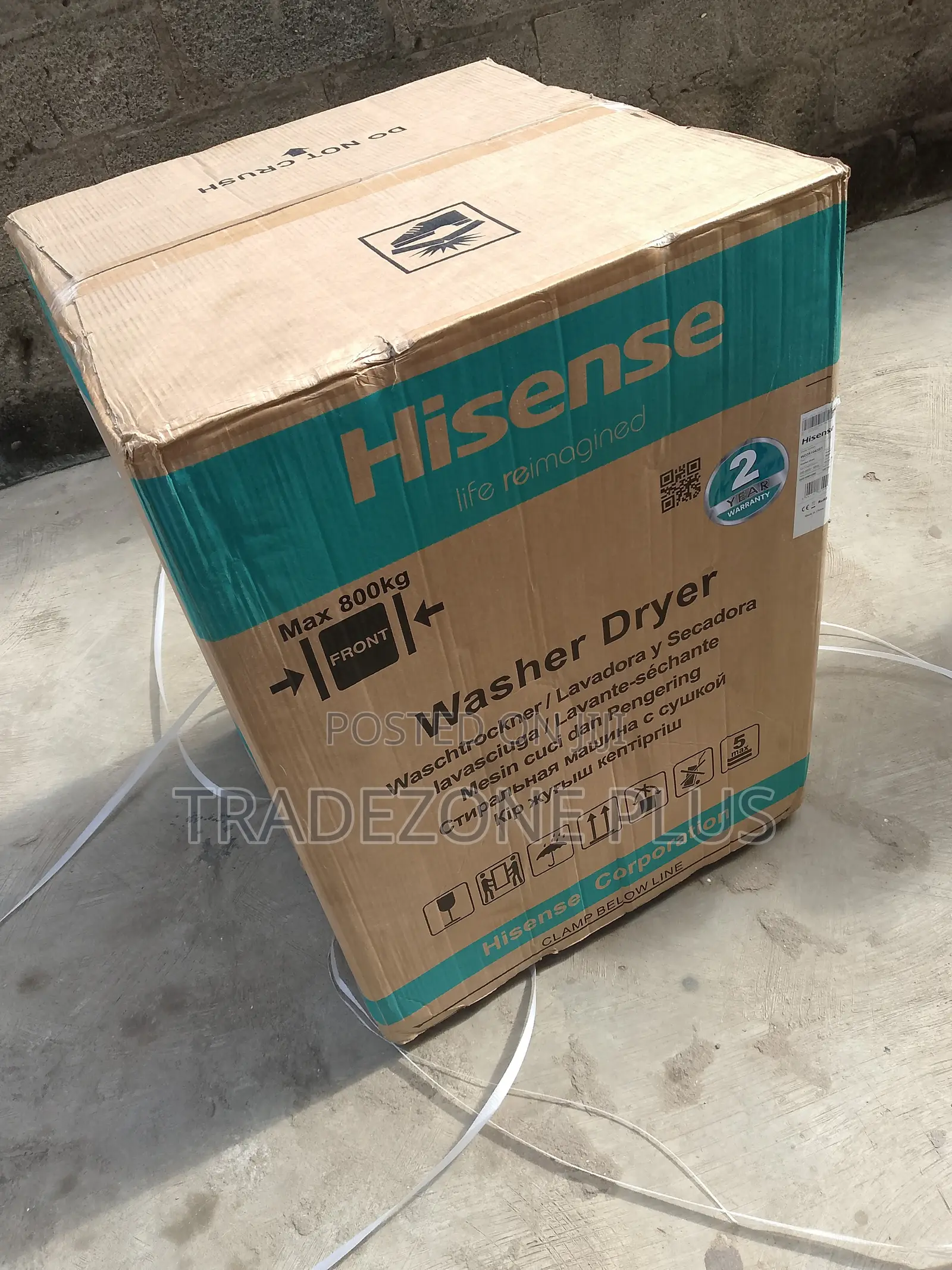 Hisense WDBS1043BT Automatic Washer 10.5kg Capacity