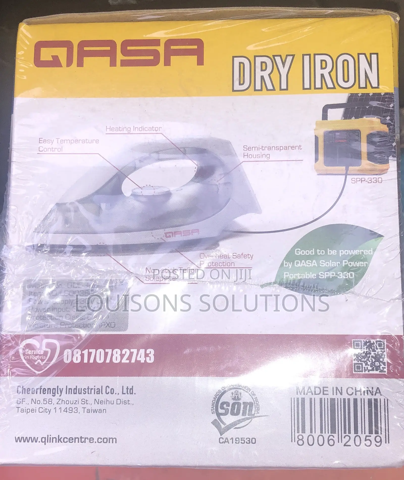 Qasa Dry Iron