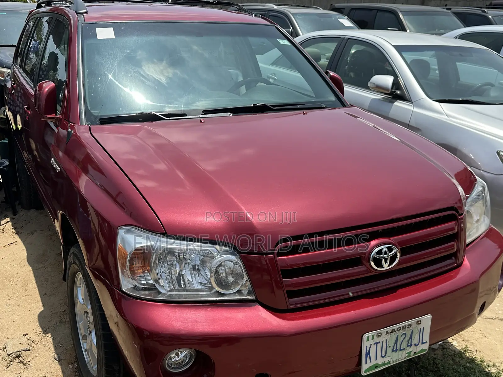 Toyota Highlander Limited V6 2005 Red