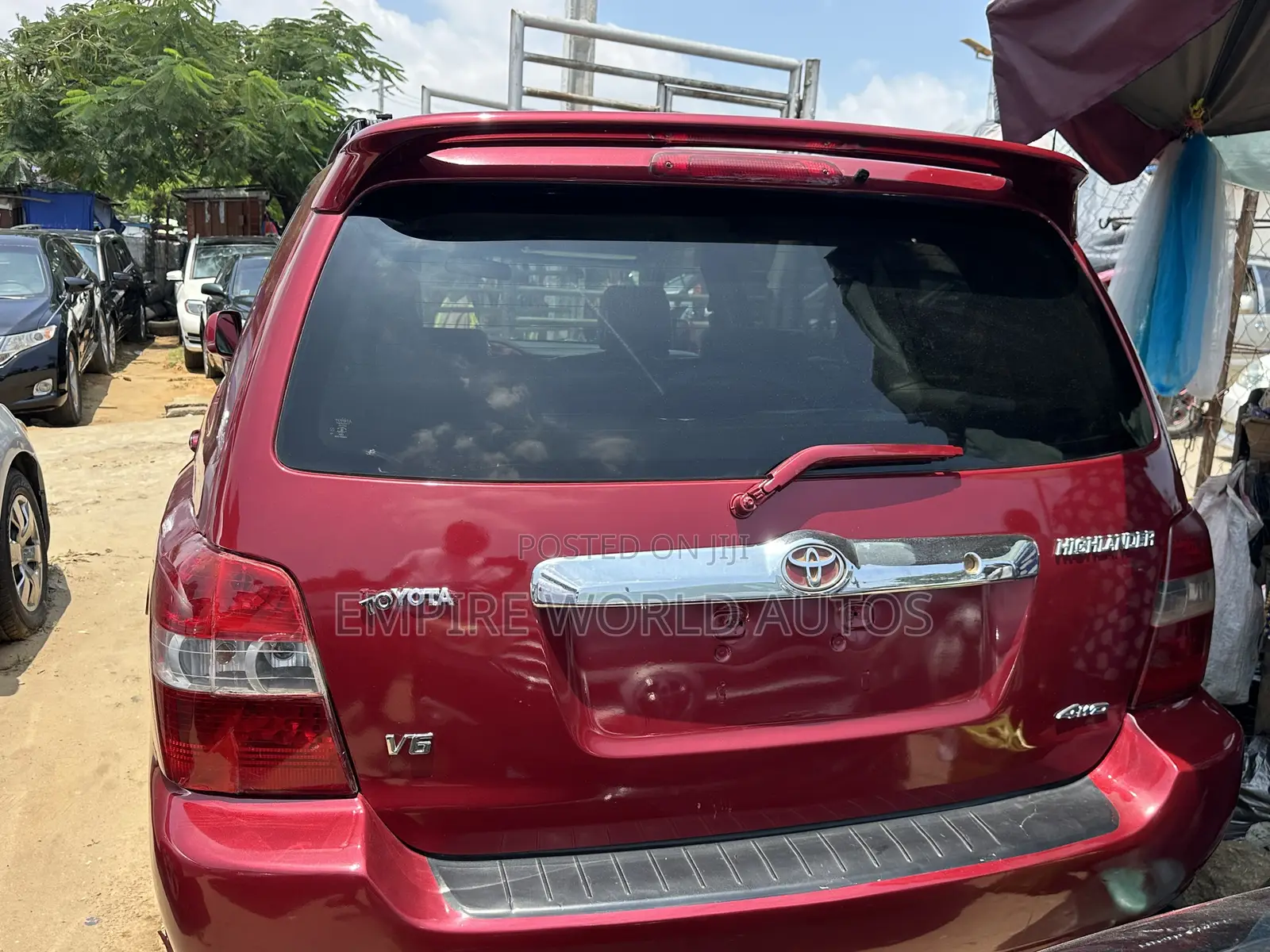 Toyota Highlander Limited V6 2005 Red