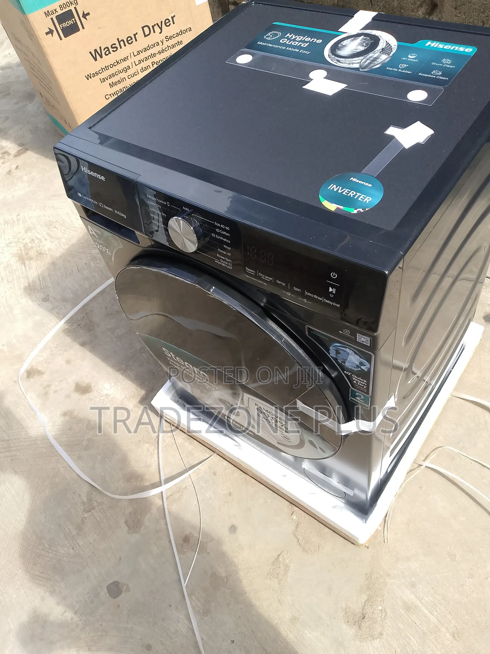 10.5kg Hisense Inverter Washer With 6kg Dryer Function