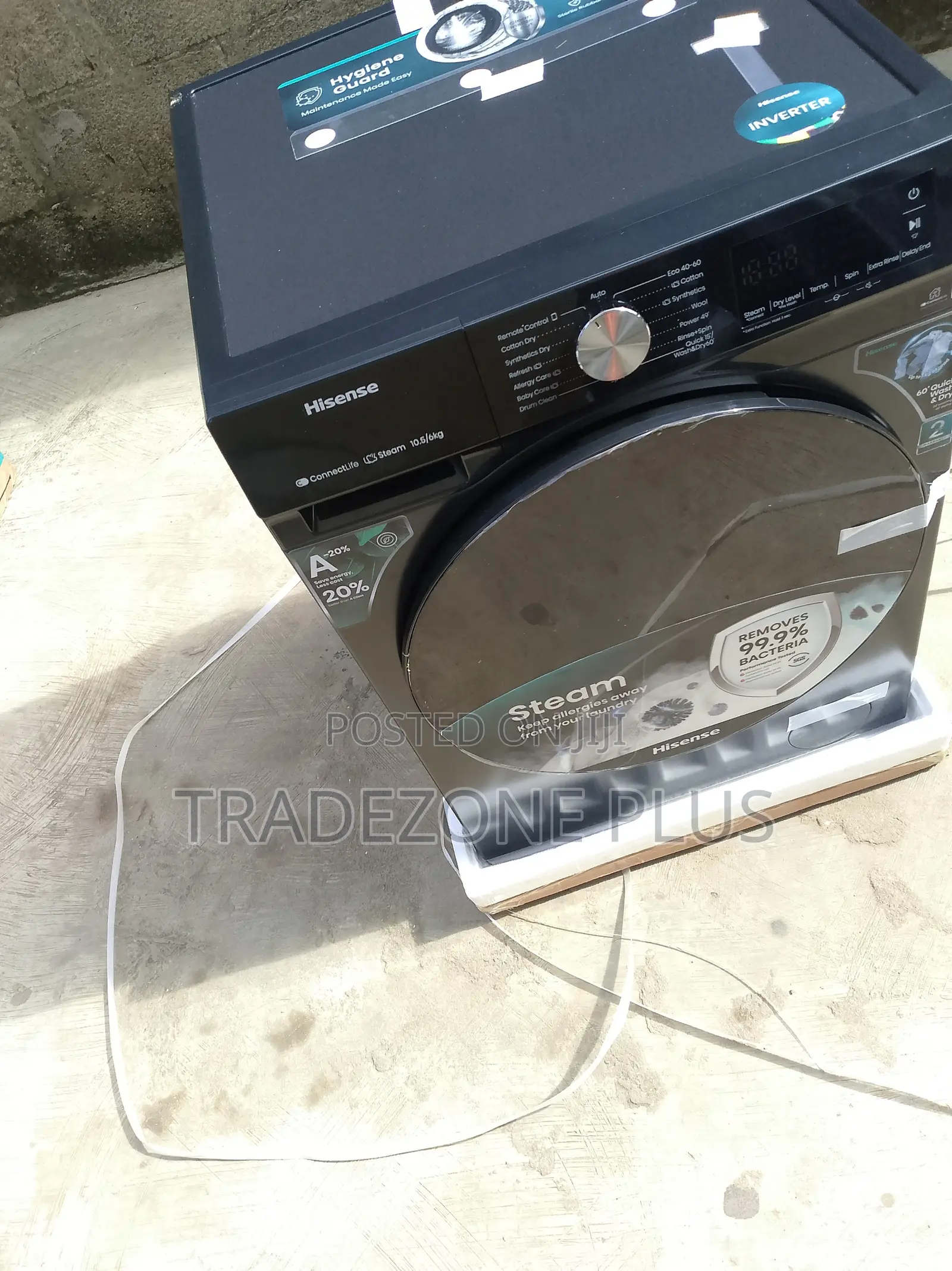 Hisense Automatic Washer 10.5kg With 6kg Dryer Capacity