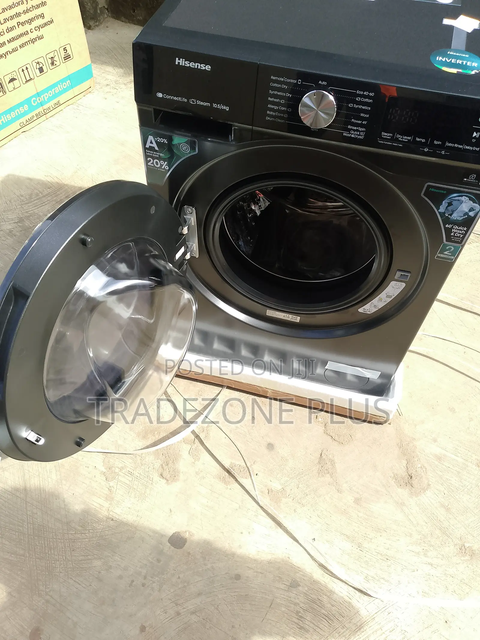 Hisense Automatic Washer 10.5kg With 6kg Dryer Capacity