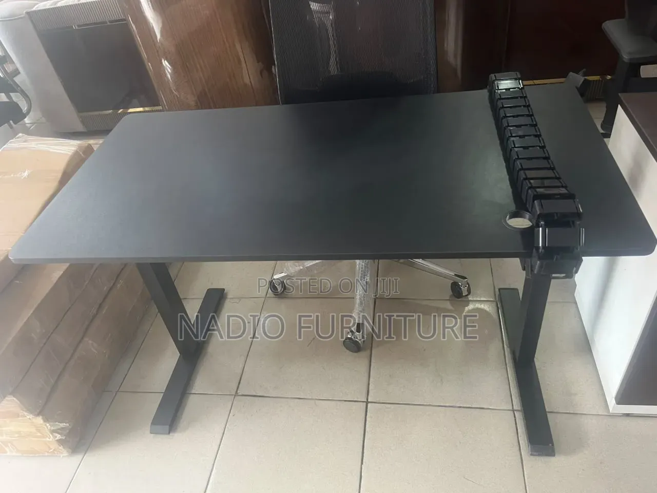 Adjustable Table With Cable