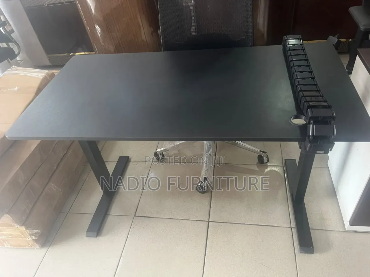 Adjustable Table With Cable