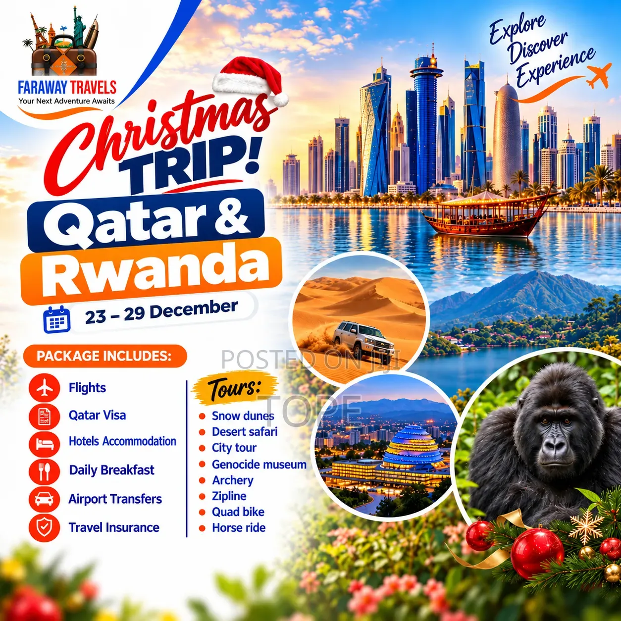 Christmas in Qatar & Rwanda!
