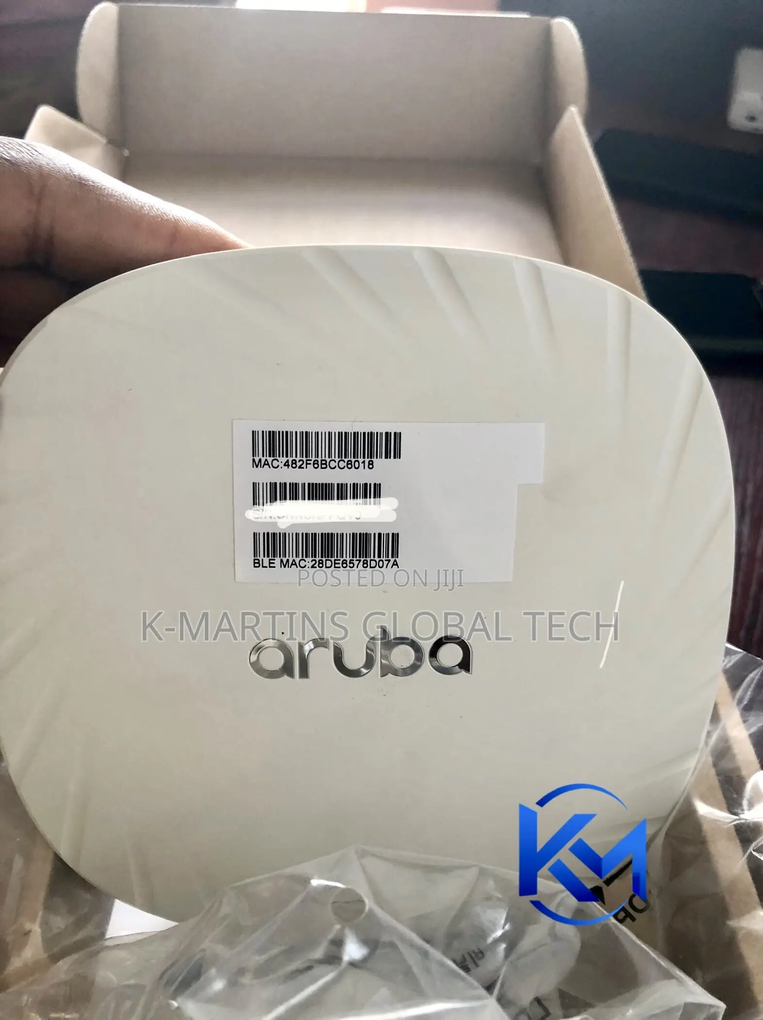 Aruba AP-505-RW Wi-Fi 6 Indoor Gigabit Wireless Access Point