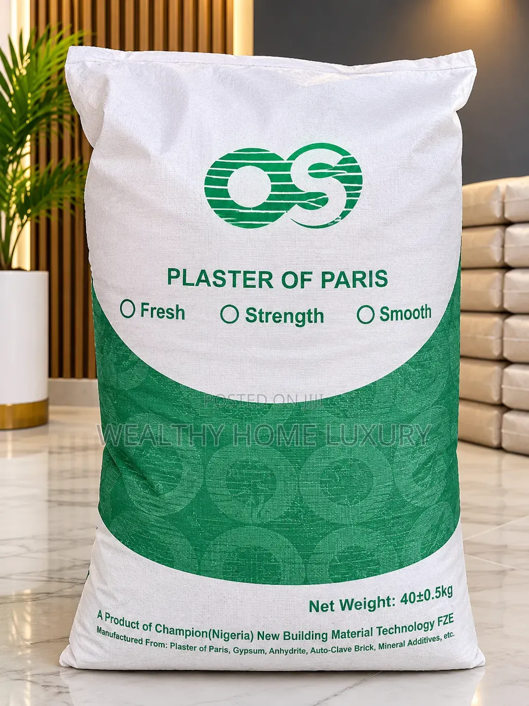 Premium OS Plaster of Paris (POP Cement) 40kg - Brand New