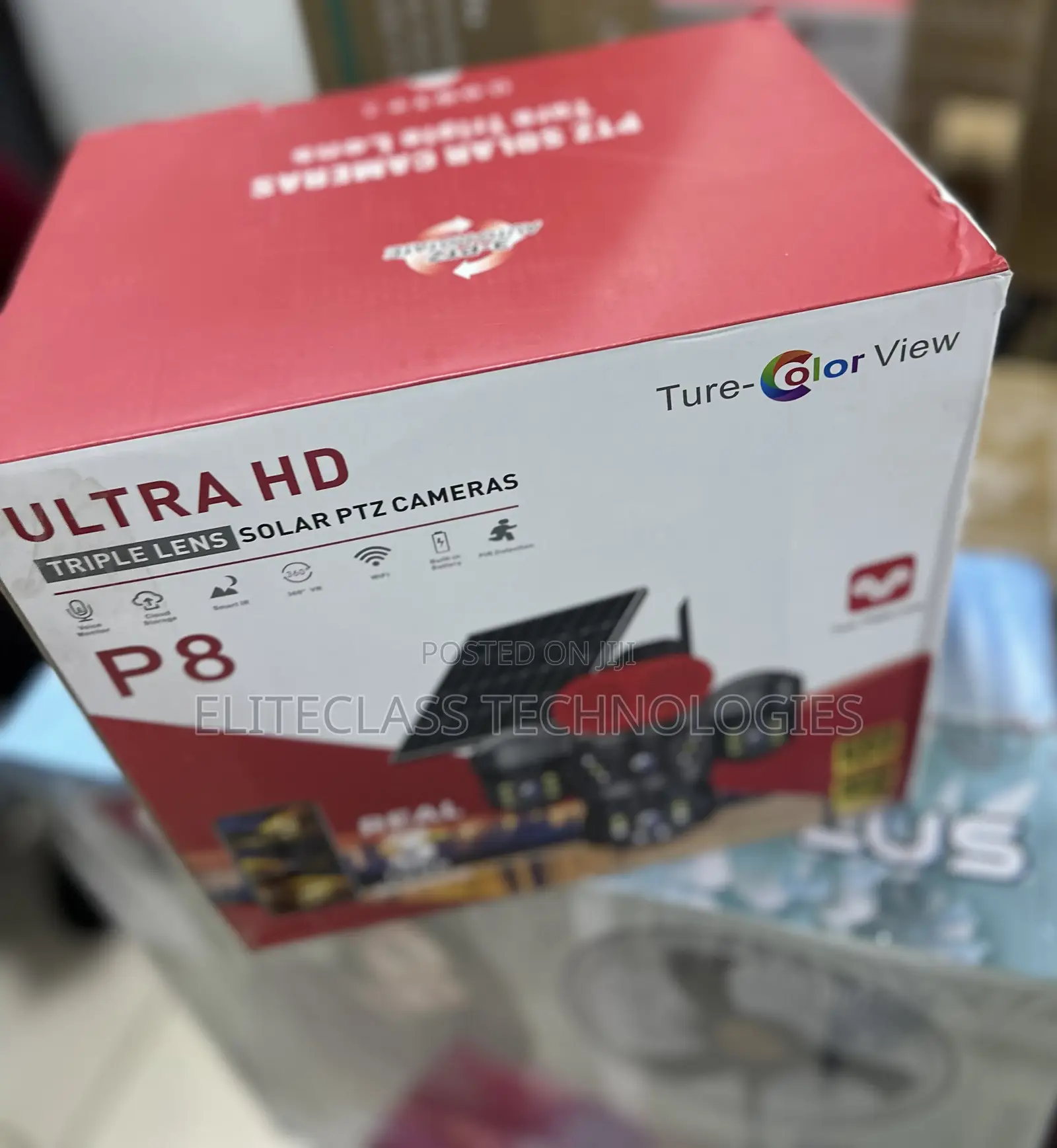 New P8 Triple Lens PTZ Outdoor Security Monitoring Camera