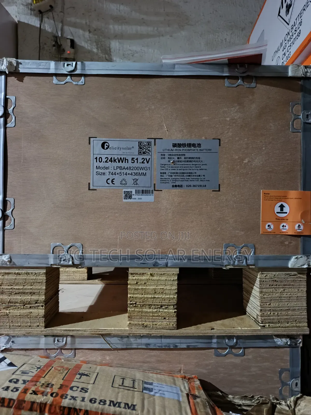 10.24kwh 51.2v Felicity Lithium Ion Battery
