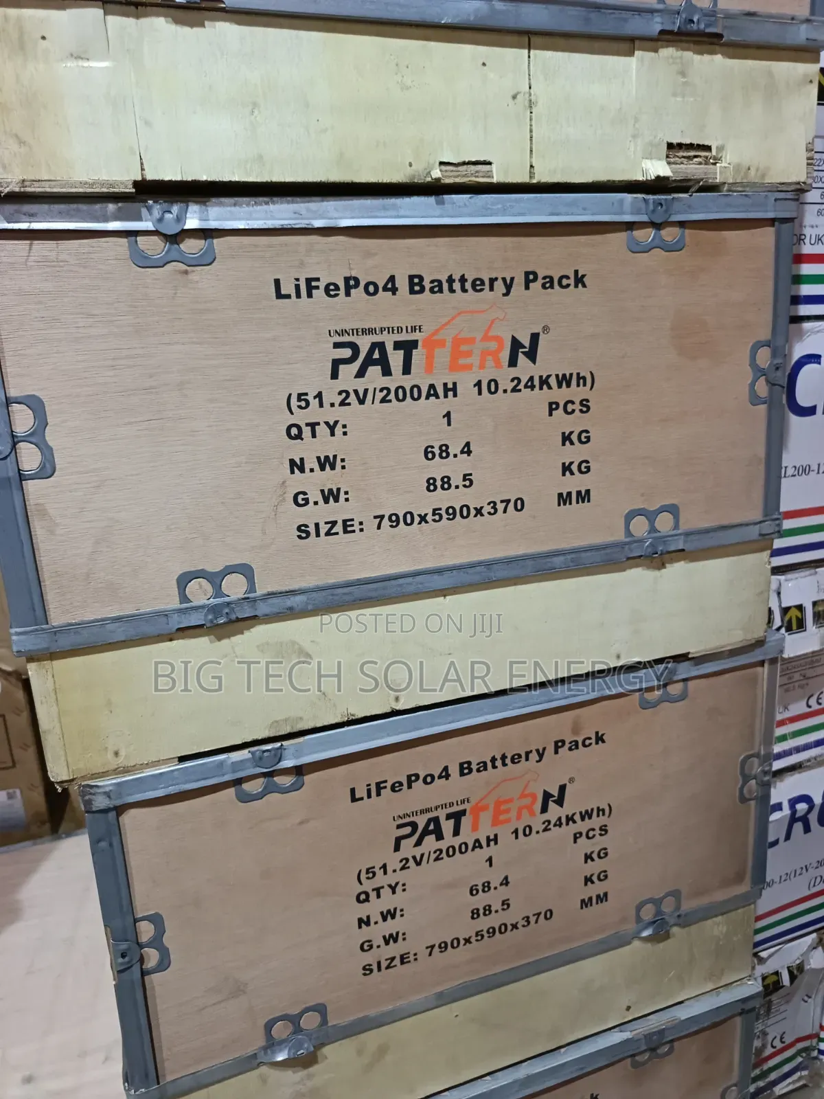 10.24kwh 51.2v Pattern Lithium Battery