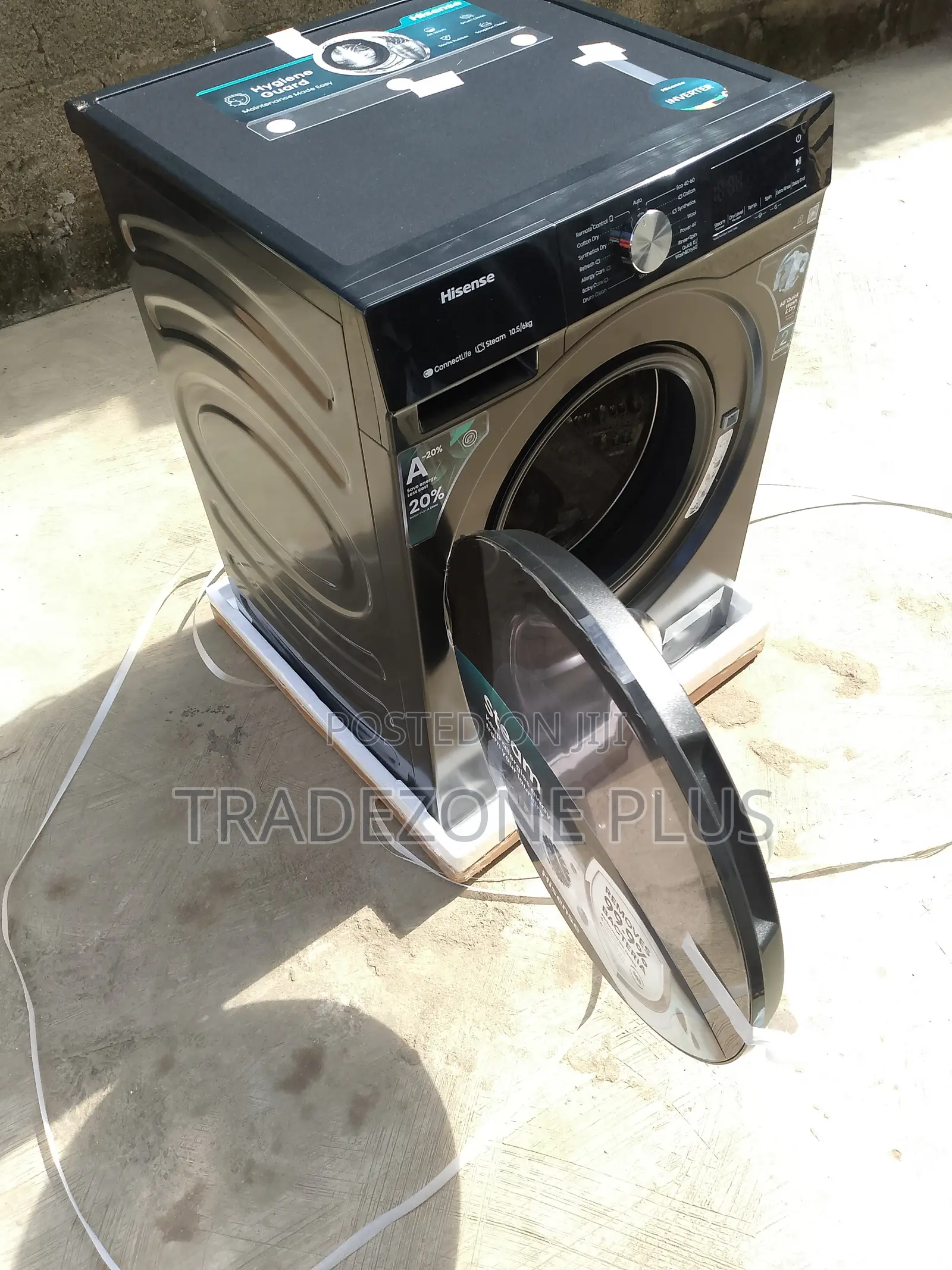 Hisense Automatic Inverter Washing Machine 10.5KG 6KG Dry