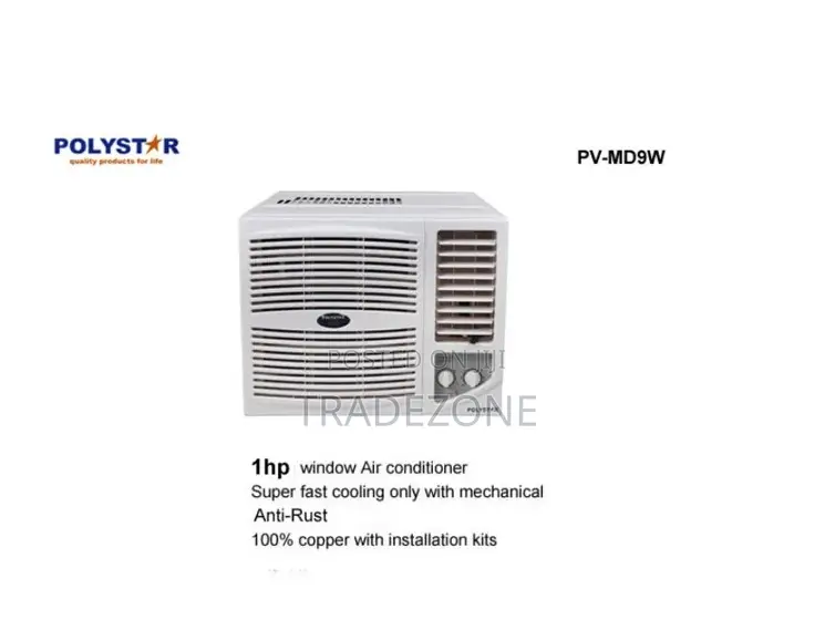 Polystar 1HP Windows Unit Air Conditioner | PV-MD9W