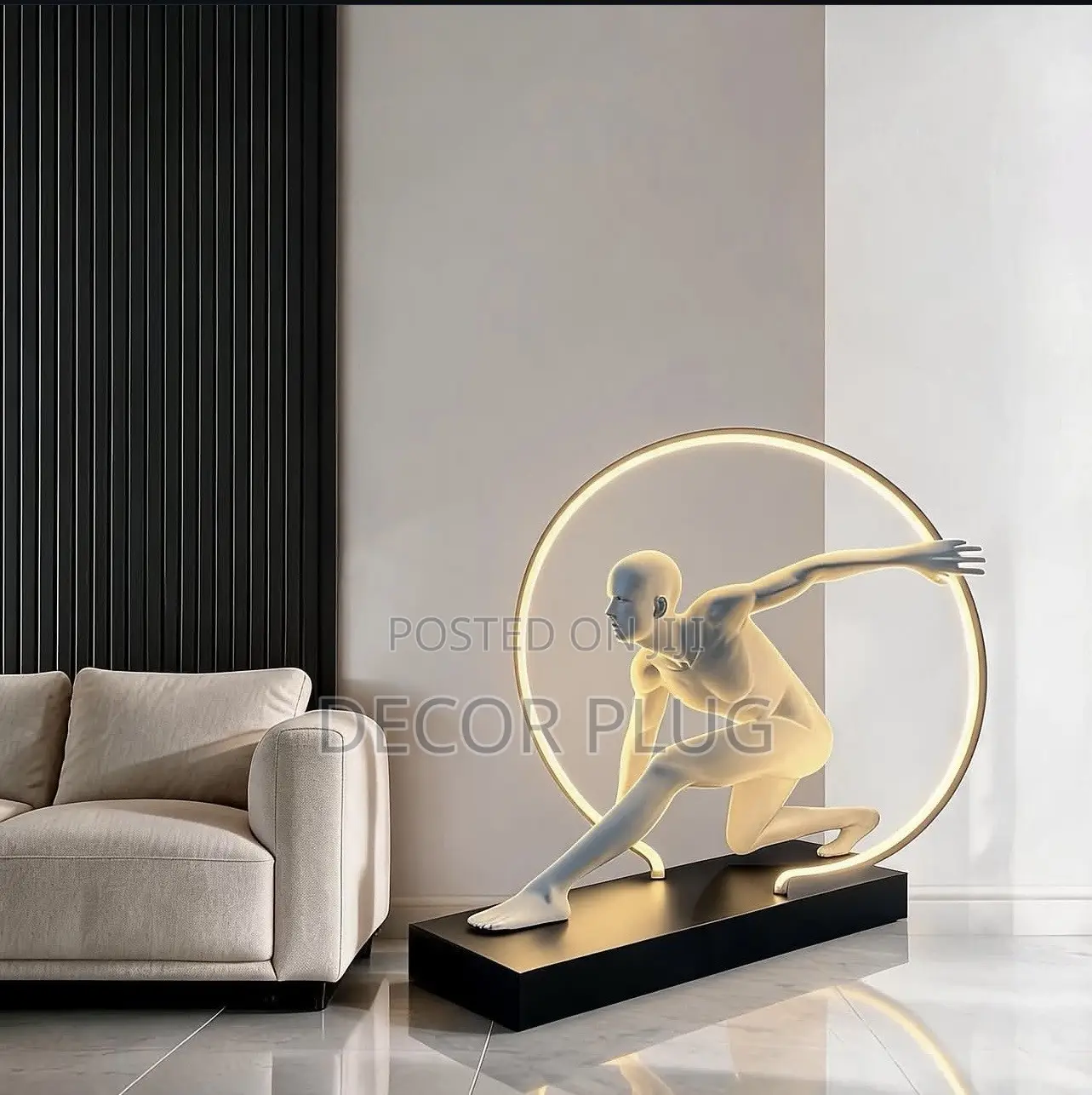 Humanoid Art Sculpture Floor Lamps