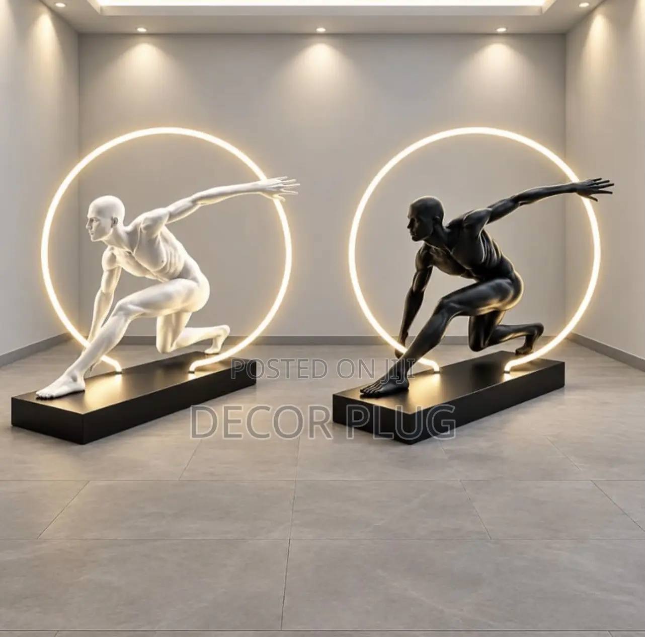 Humanoid Art Sculpture Floor Lamps