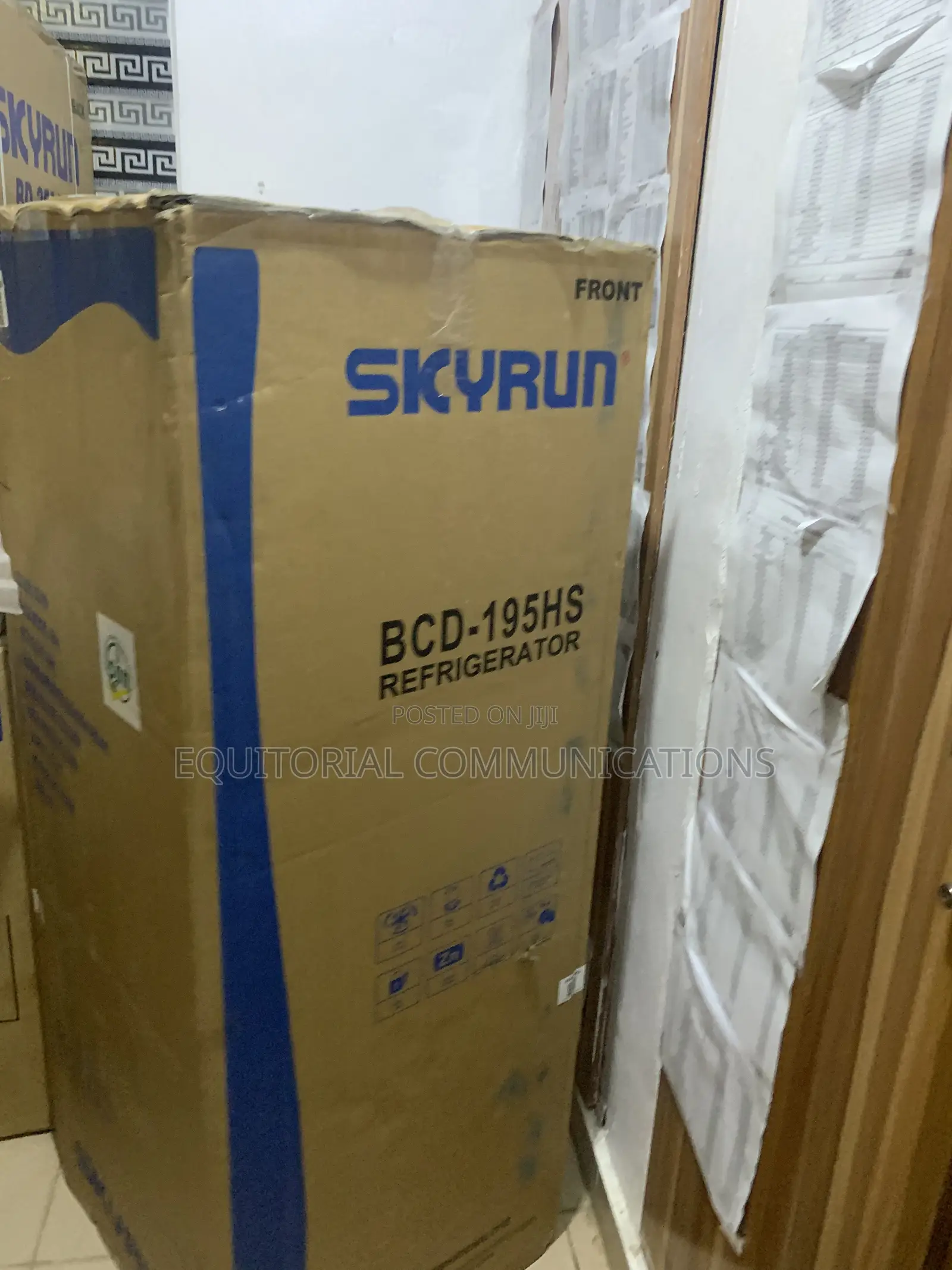 Skyrun 195L Double-Door Refrigerator – BCD-195HS Reliable Cooling