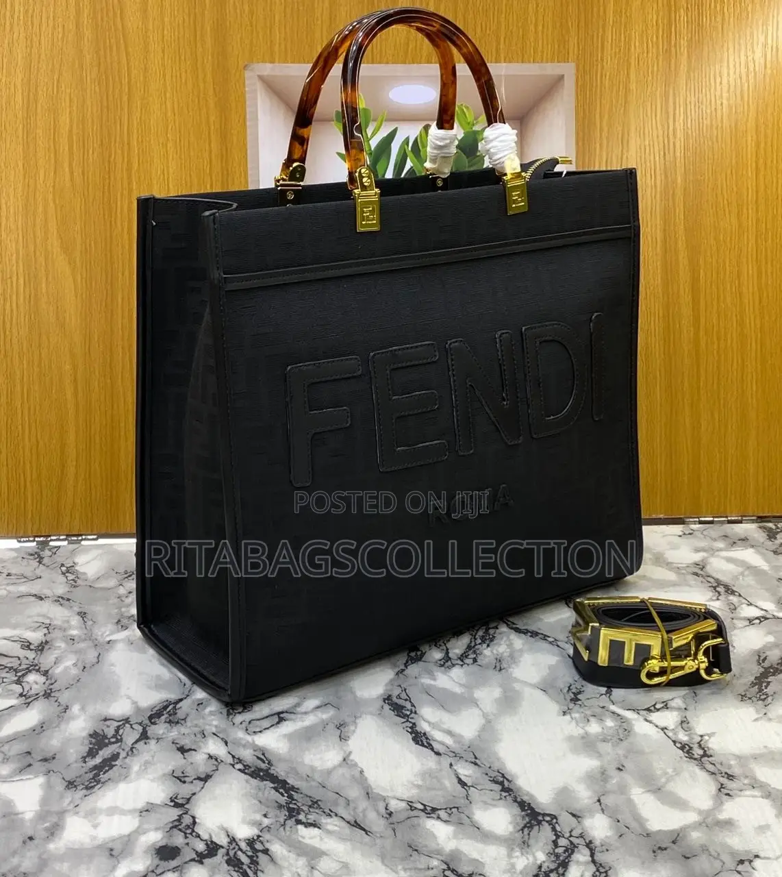Fendi Sunshine Shopper Tote Bag