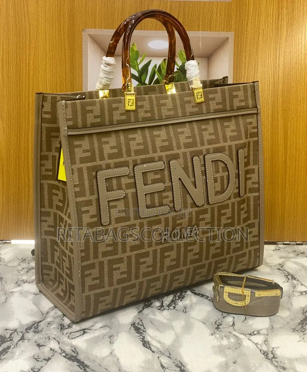 Fendi Sunshine Shopper Tote Bag