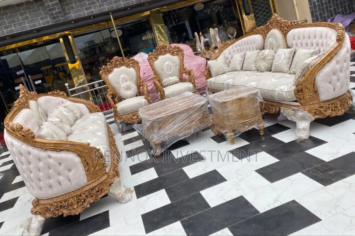 Egypt Imported Complete Set 7 Seaters Royal Chairs.