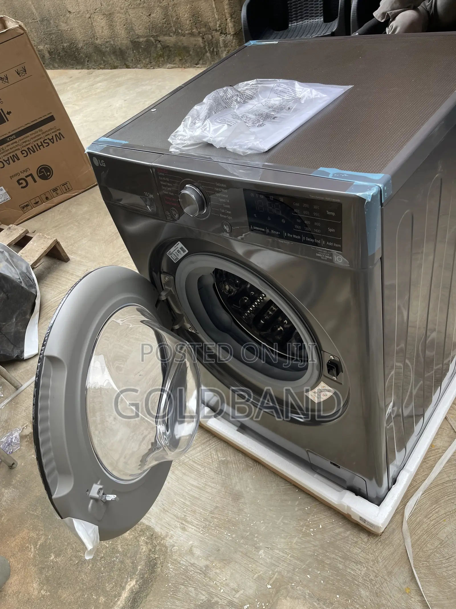 LG F4V3RYP6JE 10.5kg Front Load Washer Dryer for Home