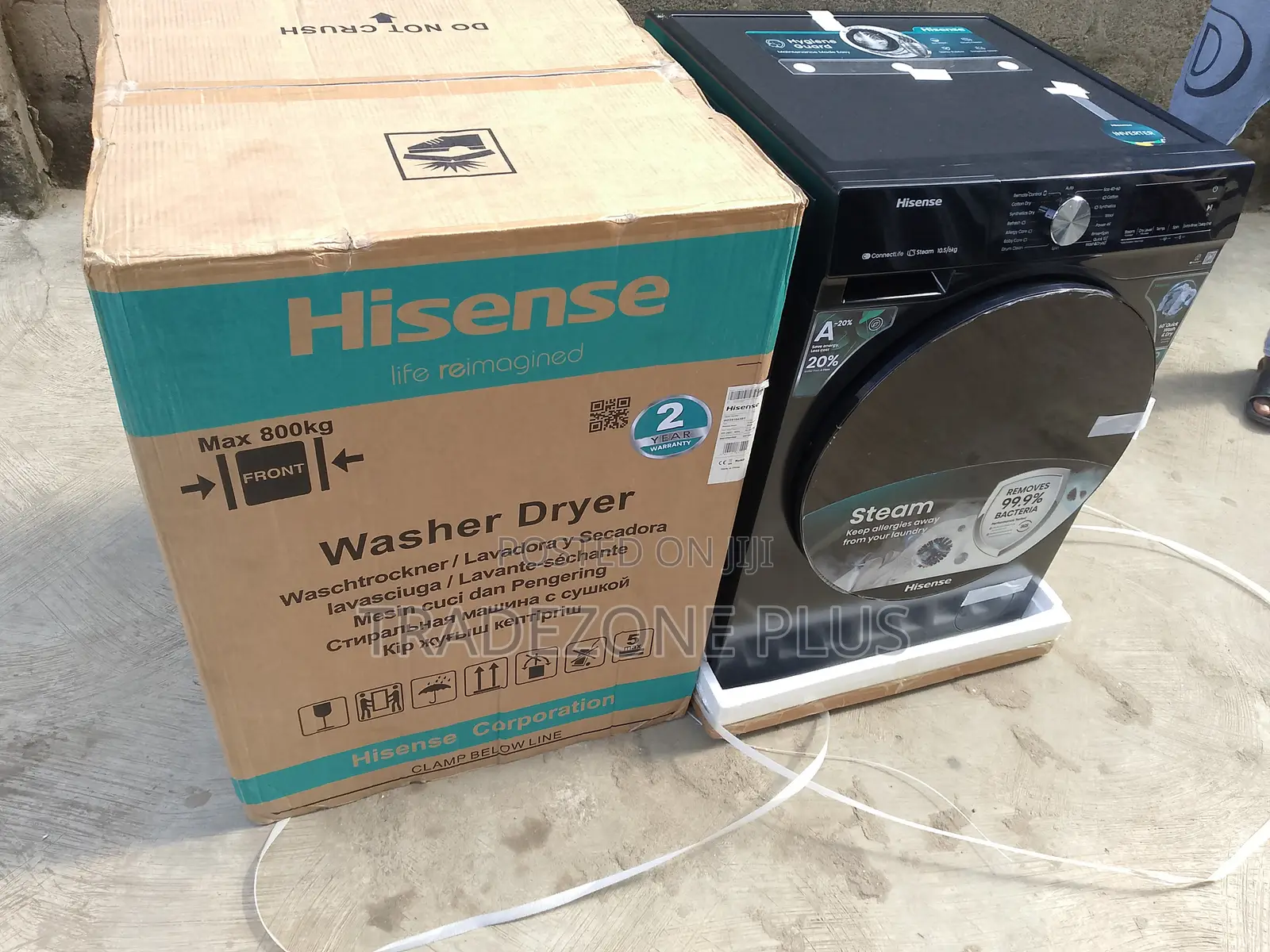Hisense Automatic 10.5KG Washer With 6KG Dry Function