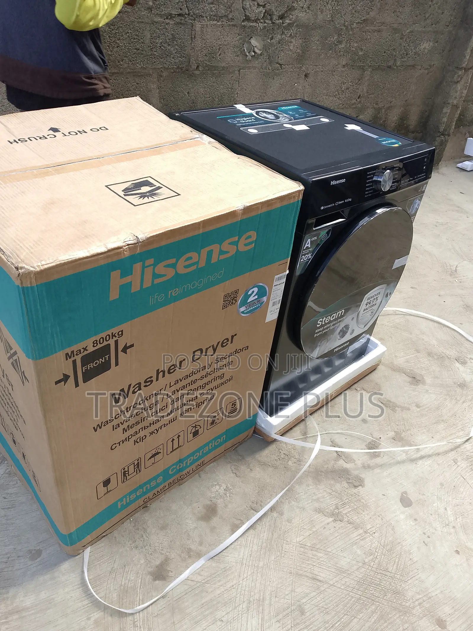 Hisense Automatic 10.5KG Washer With 6KG Dry Function