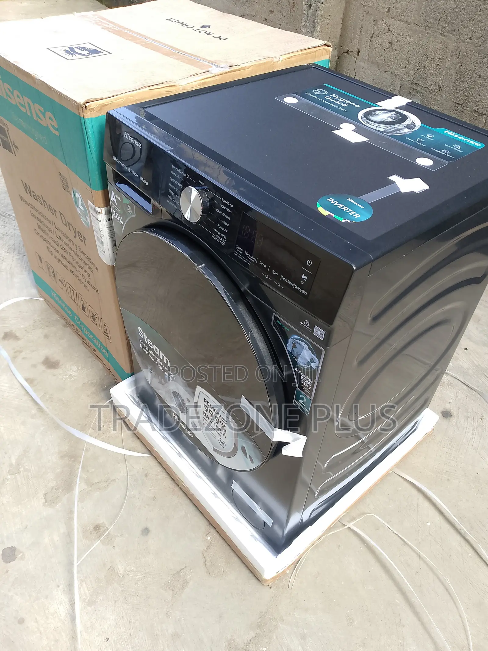 Hisense 10.5KG Wash 6KG Dry Automatic Laundry Machine
