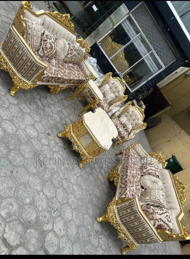 Luxury Egypt 7 Seaters Royal Sofa Chair.