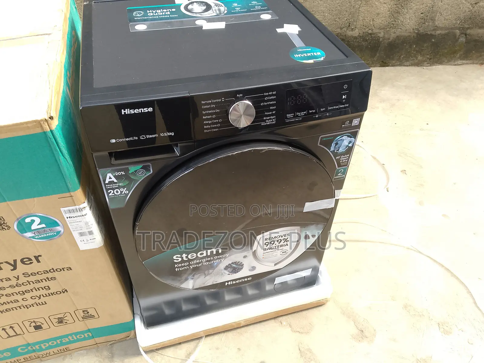 Hisense 10.5KG Washing Capacity 6KG Drying Capacity