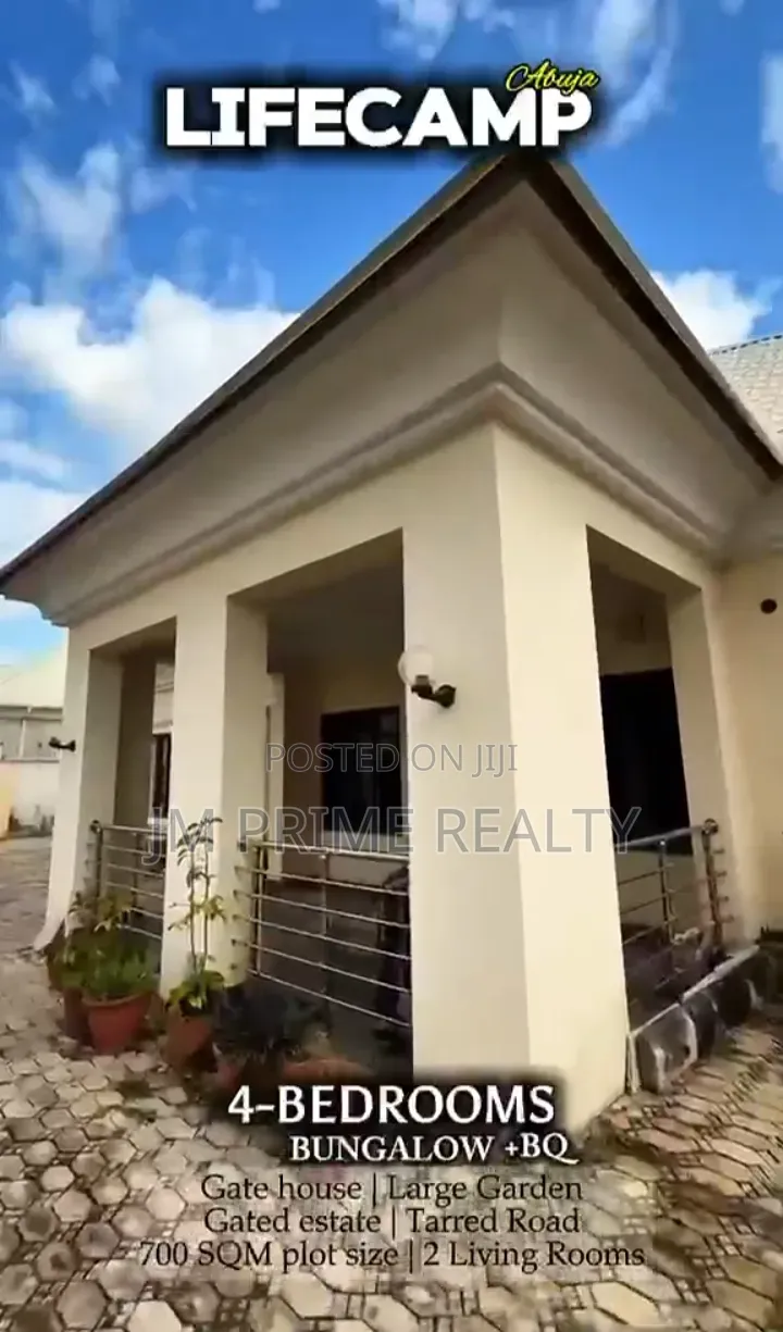 Furnished 4bdrm Bungalow in Estate, Jabi for sale