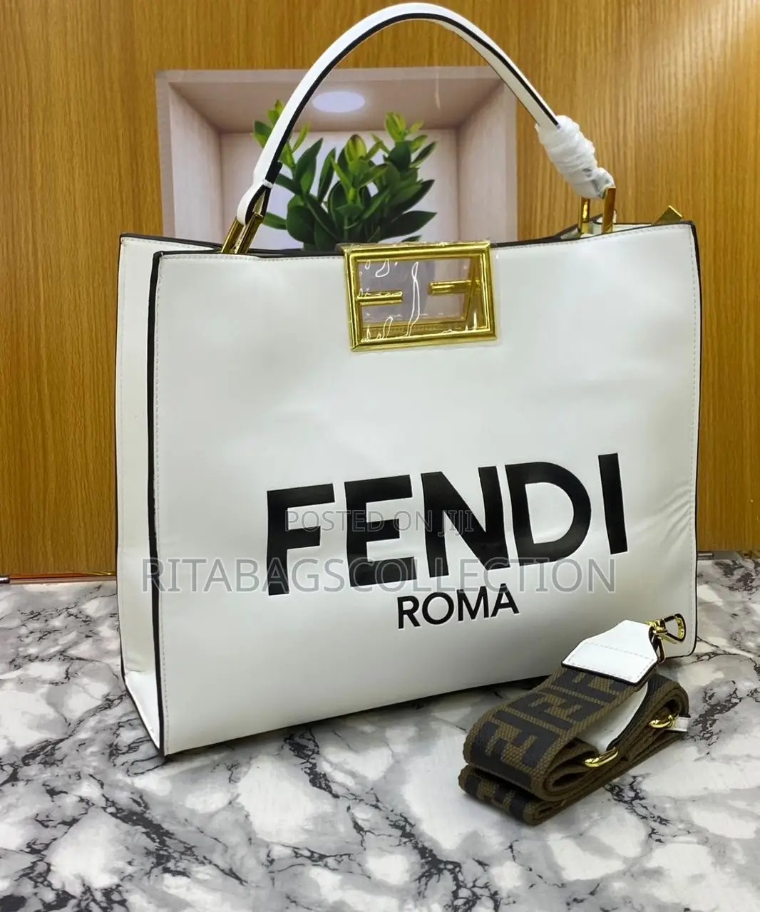 Fendi Roma Top-Handle Bag