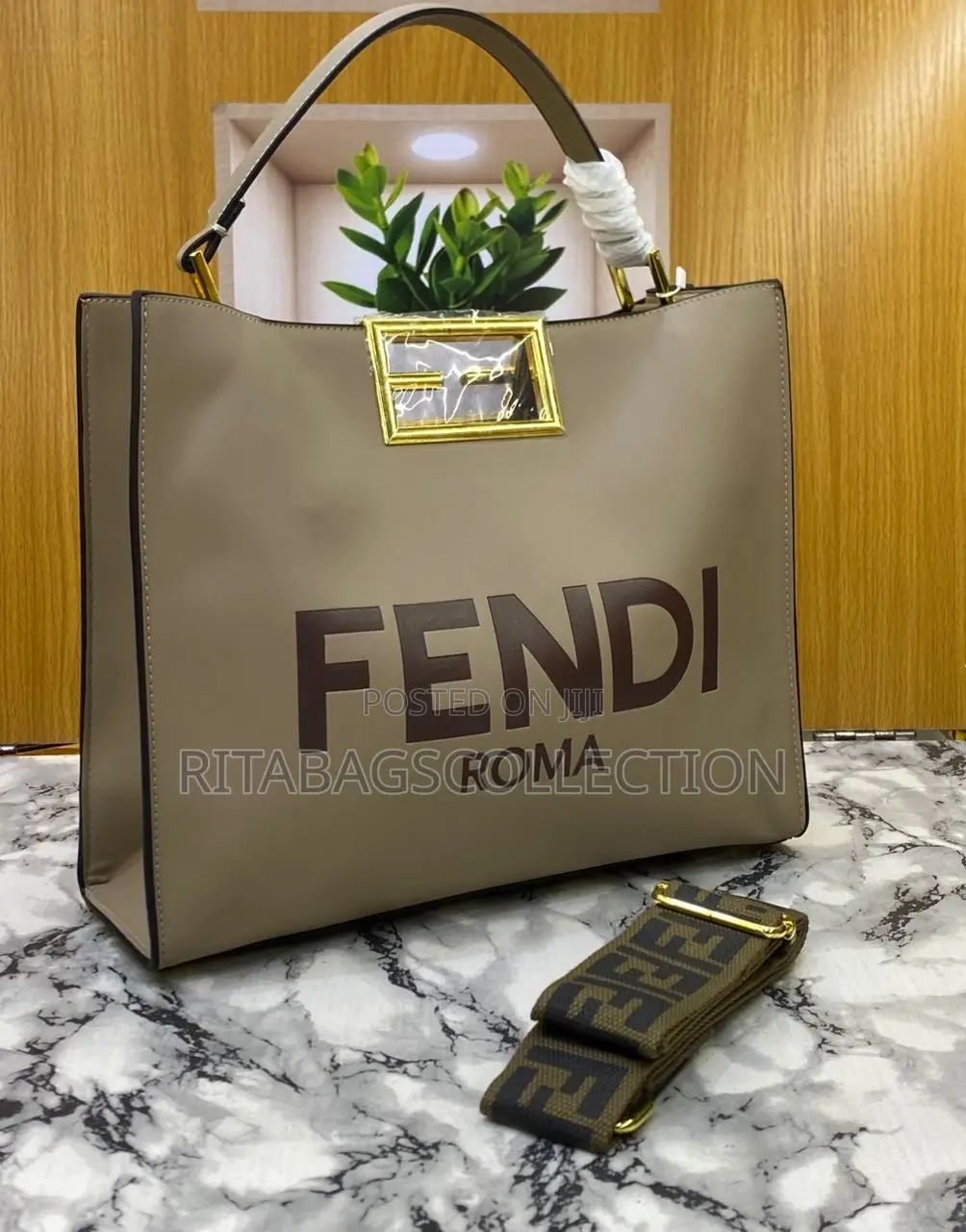 Fendi Roma Top-Handle Bag