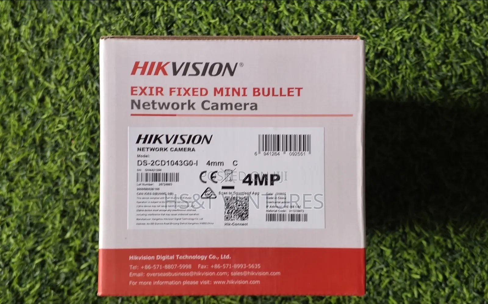 4MP HIKVISION H265+ Exir Fixed Mini Bullet Network Network Camera