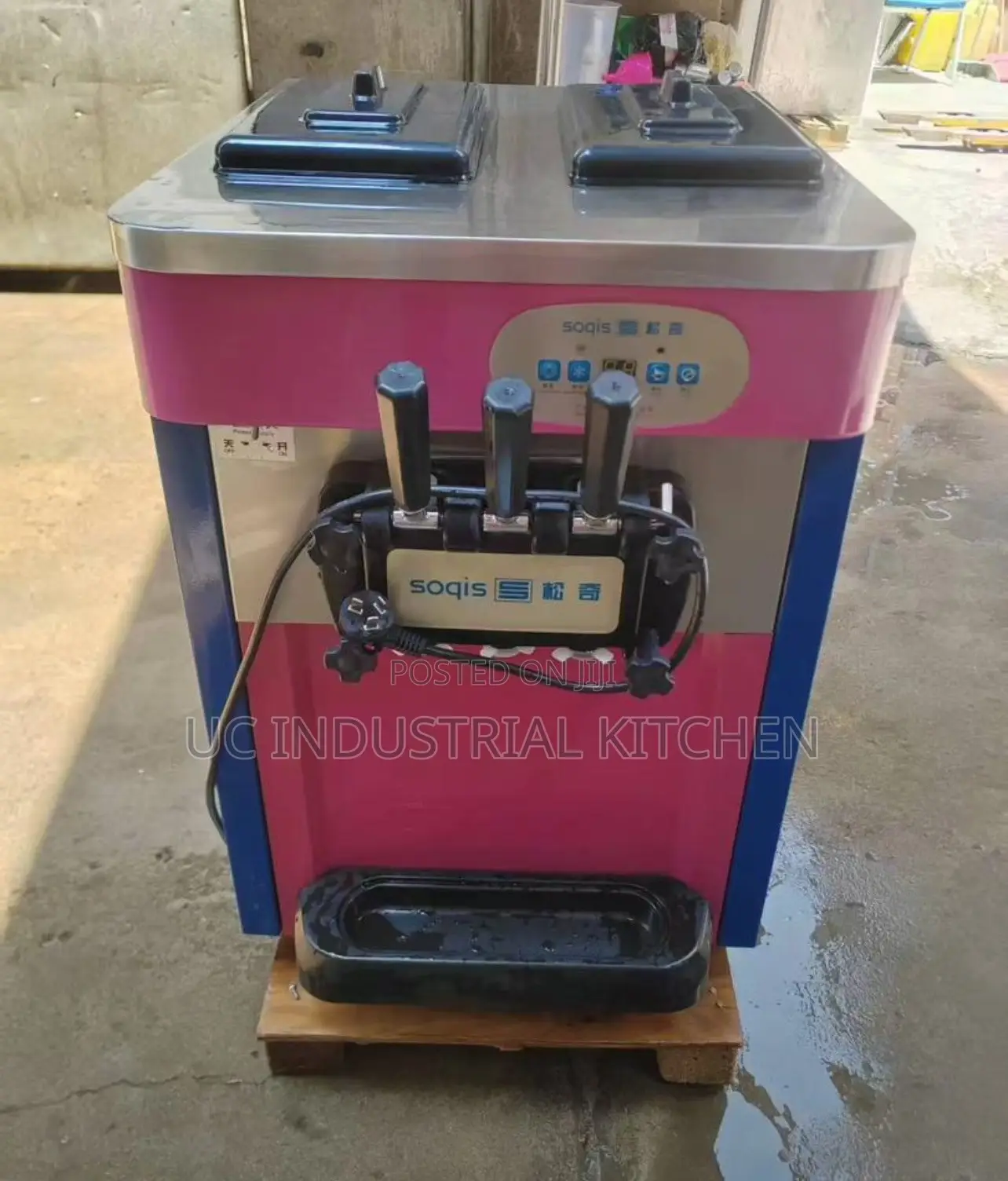 Table Top Ice Cream Machine 3 Nozzles