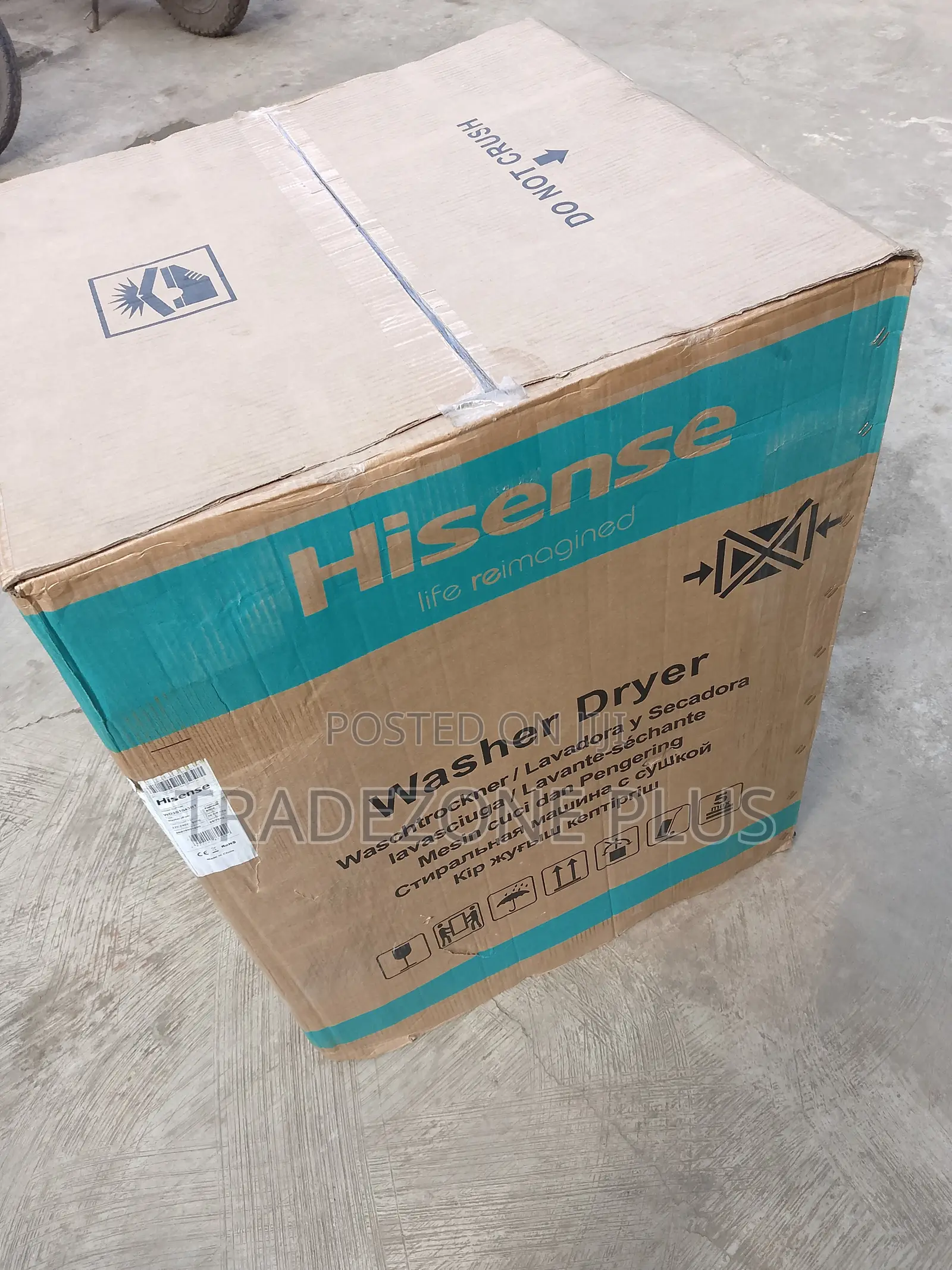 Hisense WDBS1043BT Family Size Automatic Washer Dryer