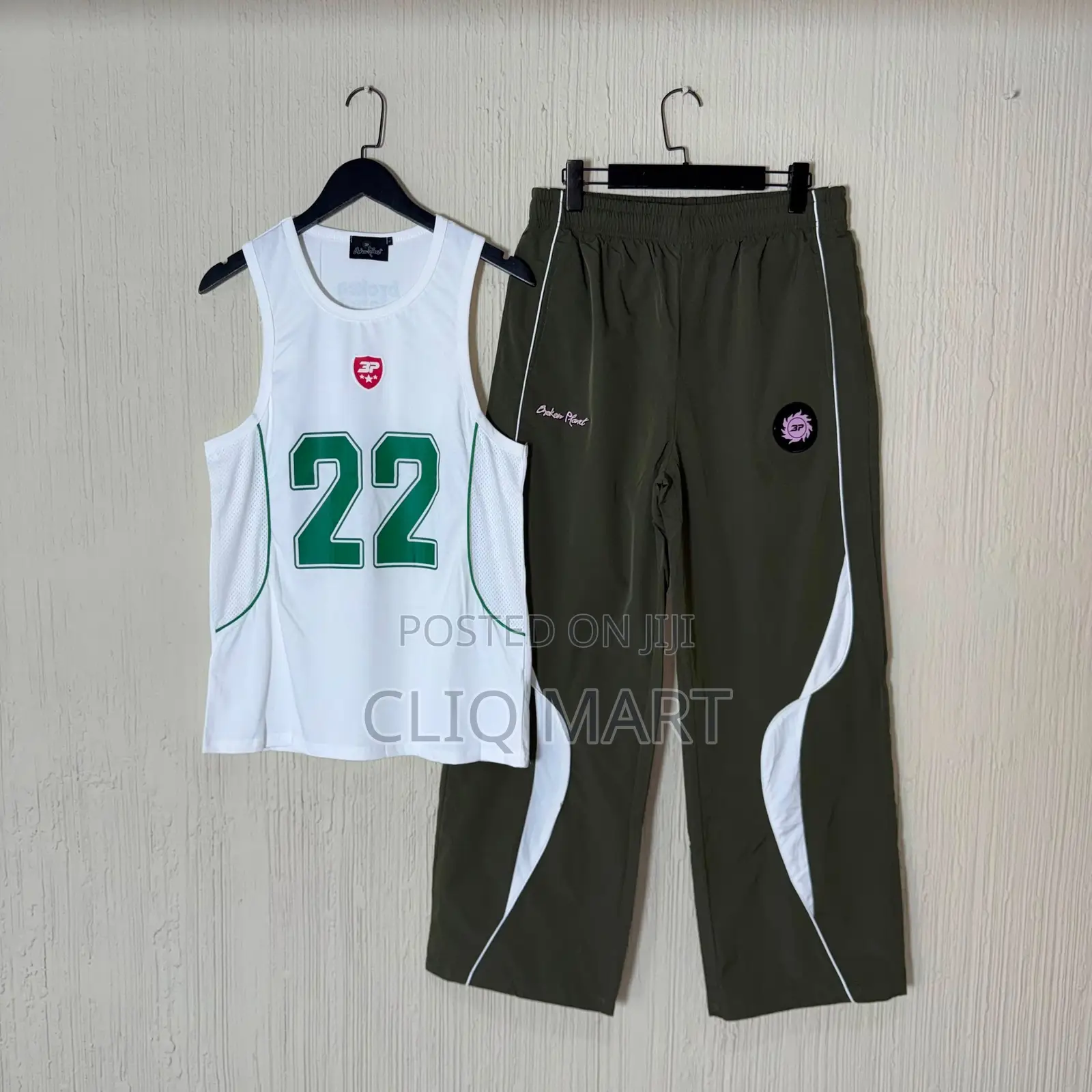 Men’s Athletic Jersey & Track Pants Set (Number 22
