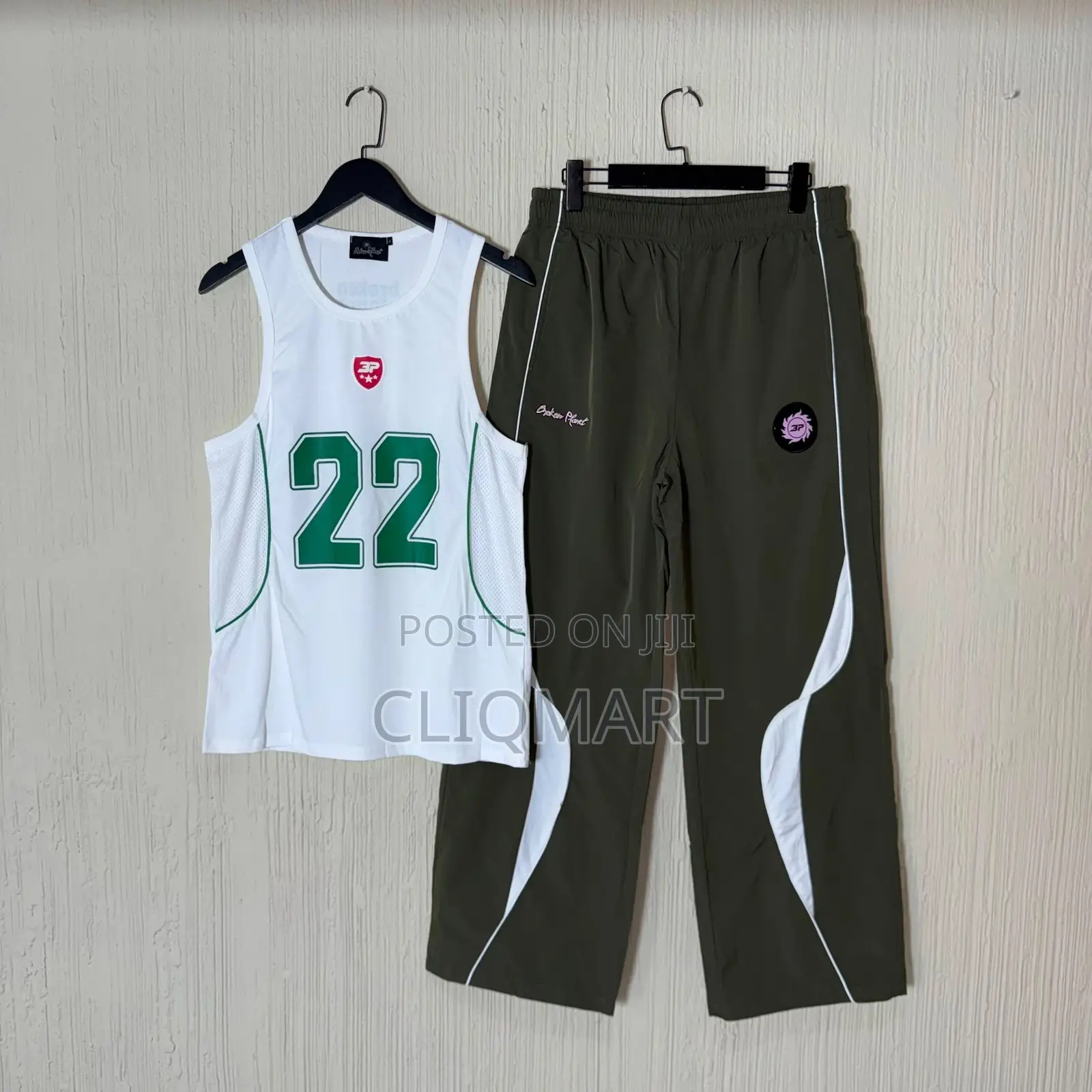 Men’s Athletic Jersey & Track Pants Set (Number 22