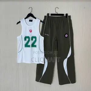 Men’s Athletic Jersey & Track Pants Set (Number 22