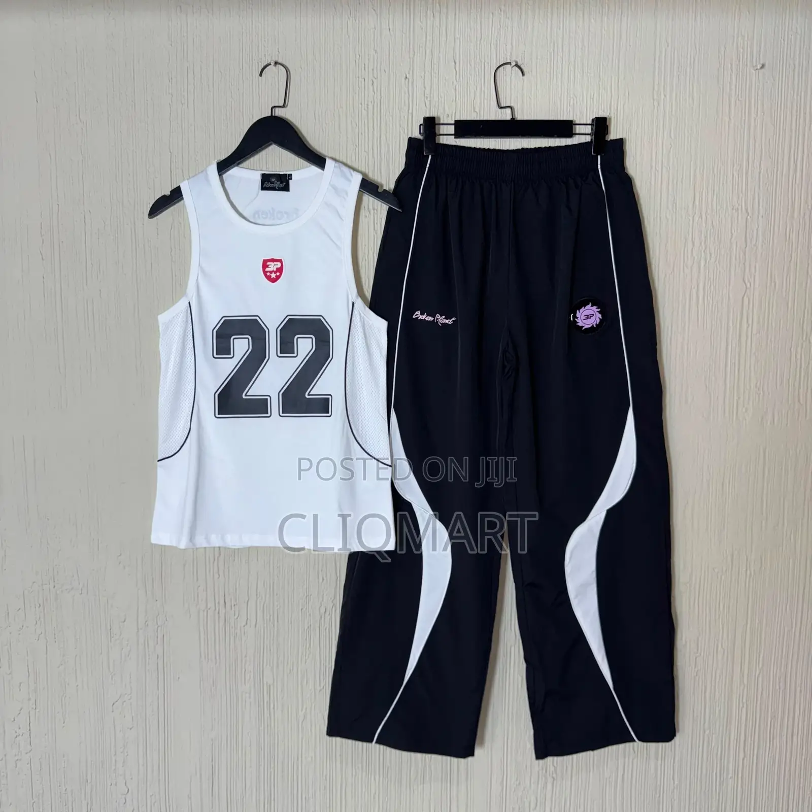 Men’s Athletic Jersey & Track Pants Set (Number 22