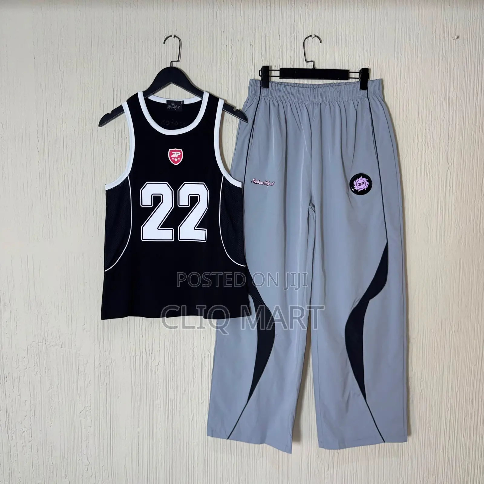Men’s Athletic Jersey & Track Pants Set (Number 22