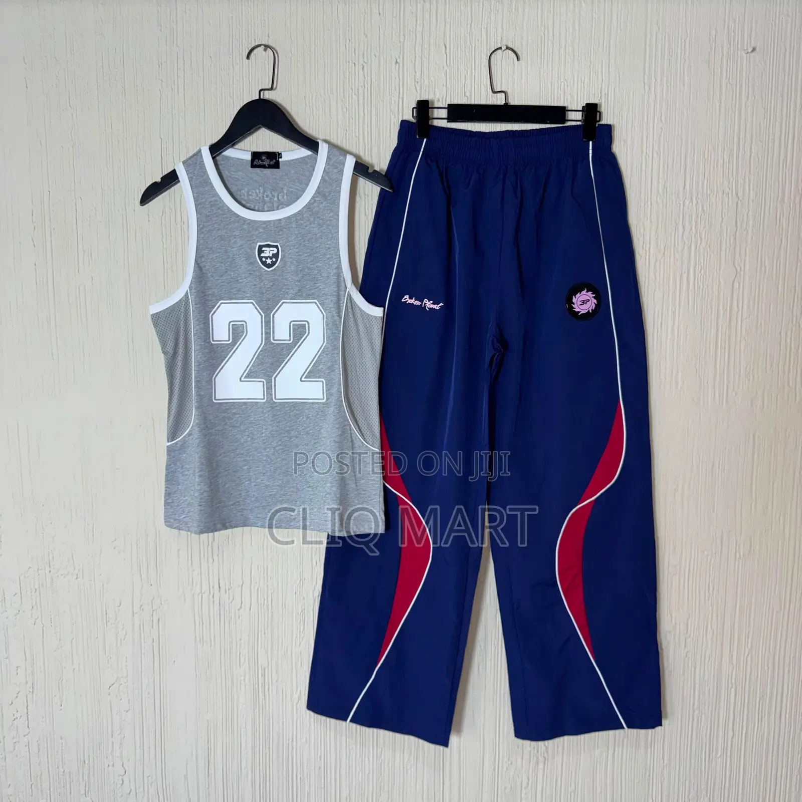 Men’s Athletic Jersey & Track Pants Set (Number 22