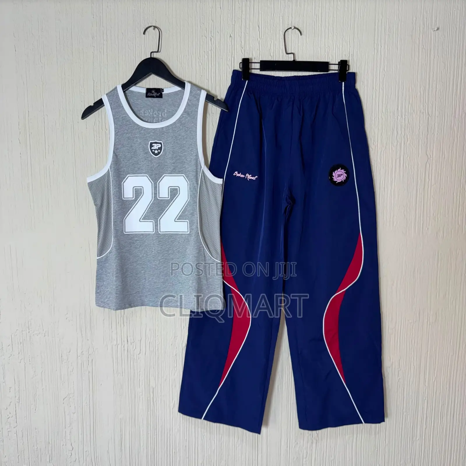 Men’s Athletic Jersey & Track Pants Set (Number 22