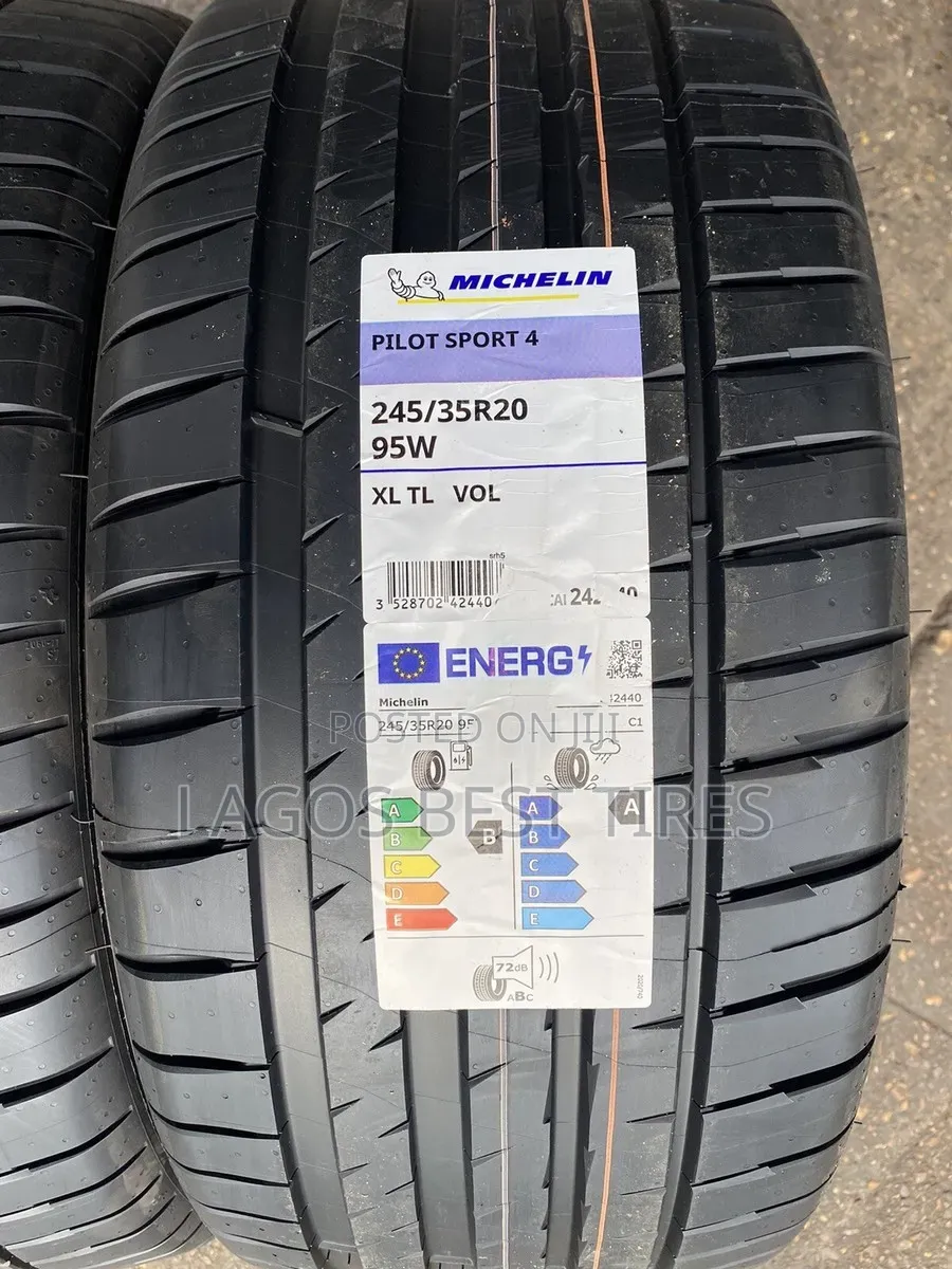 Brand New Michelin Pilot Sport 4 Tyres (245/35r20 95W XL TL VOL)