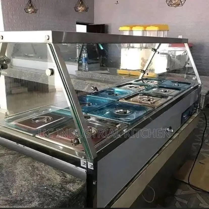 Straight Glass Foreign Bain Marie/Food Warmer
