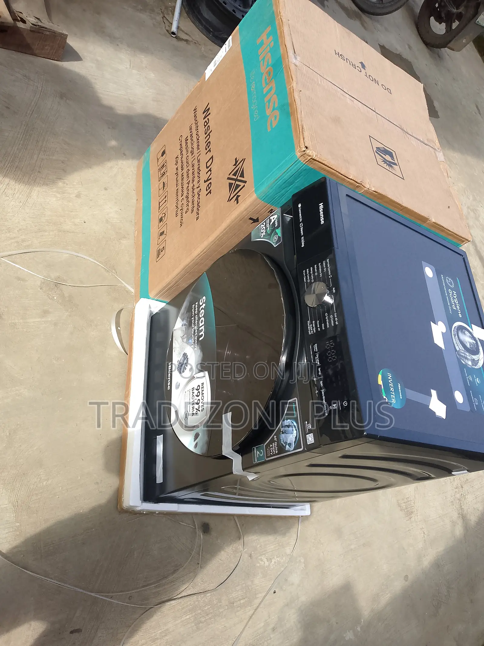 Hisense High Capacity Automatic Wash and Dry Machine